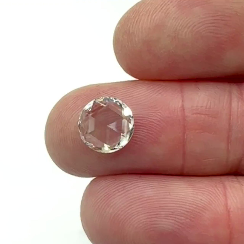 1.40ct | G/VVS2 Round Shape Rose Cut Diamond - Modern Rustic Diamond