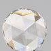 0.79ct | Light Brown VVS Round Shape Rose Cut Diamond - Modern Rustic Diamond