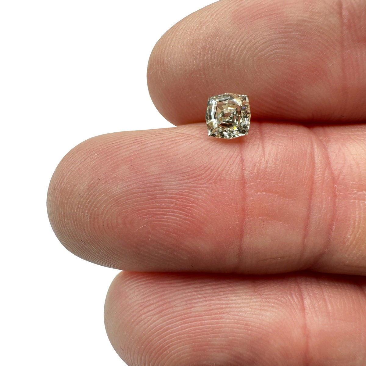 0.74ct | Light Brown SI Octagonal Shape Step Cut Diamond-Modern Rustic Diamond