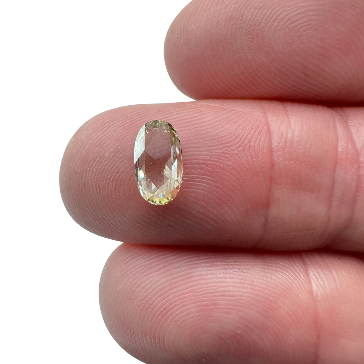0.75ct | Champagne VS-SI Oval Shape Rose Cut Diamond-Modern Rustic Diamond