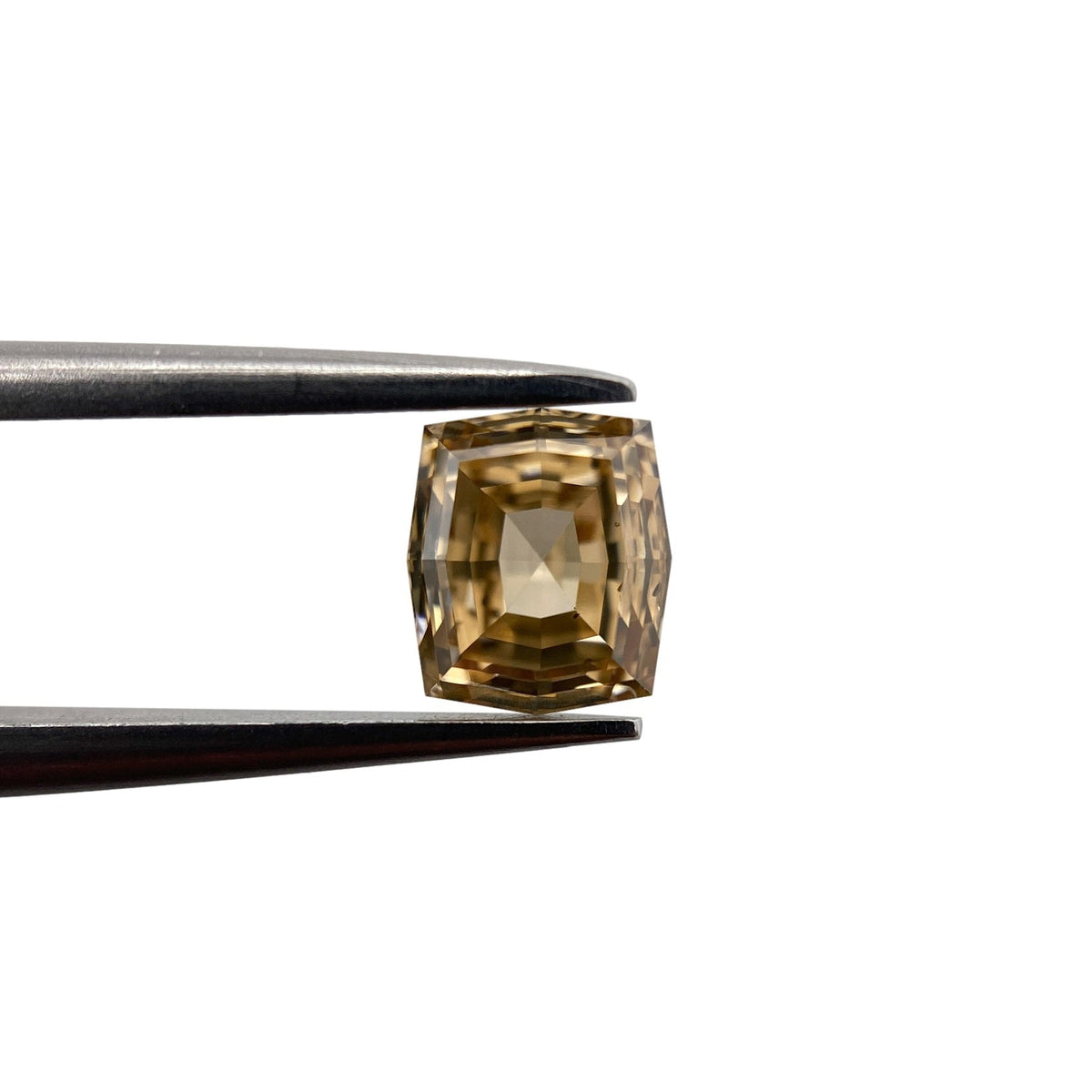 0.81ct | Champagne VS-SI Octagonal Shape Step Cut Diamond-Modern Rustic Diamond