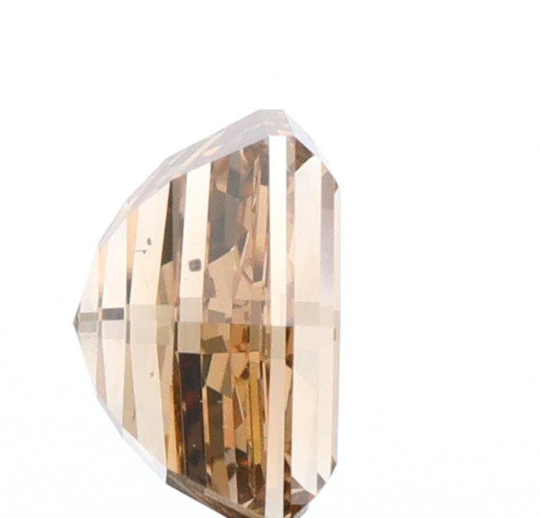 0.81ct | Champagne VS-SI Octagonal Shape Step Cut Diamond-Modern Rustic Diamond