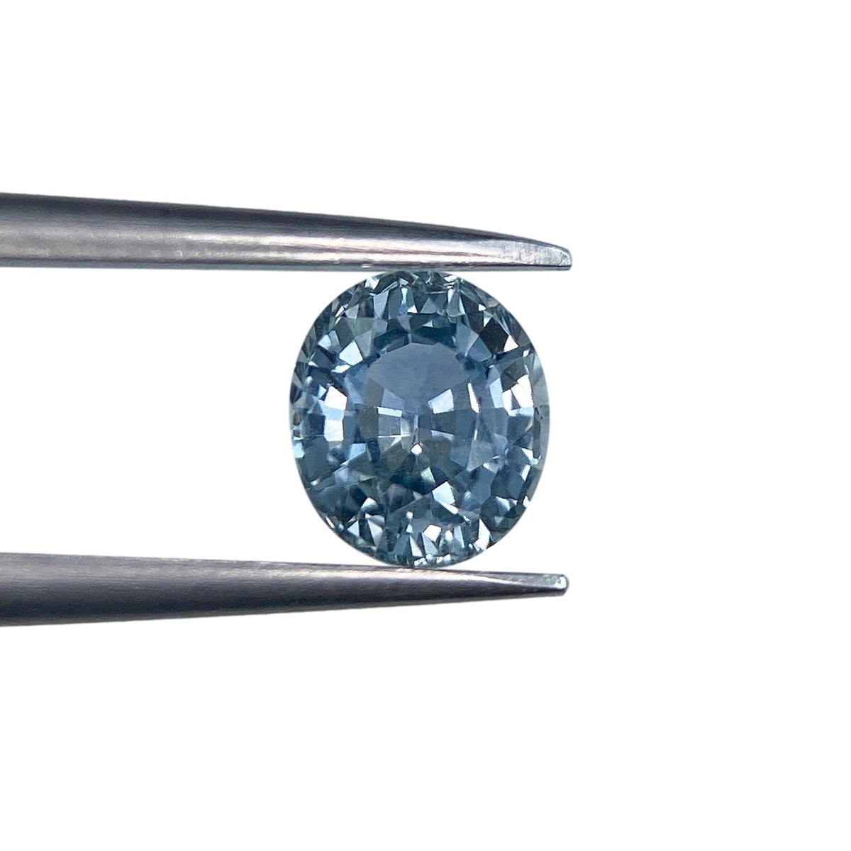 0.97ct | Brilliant Cut Oval Shape Blue Montana Sapphire-Modern Rustic Diamond