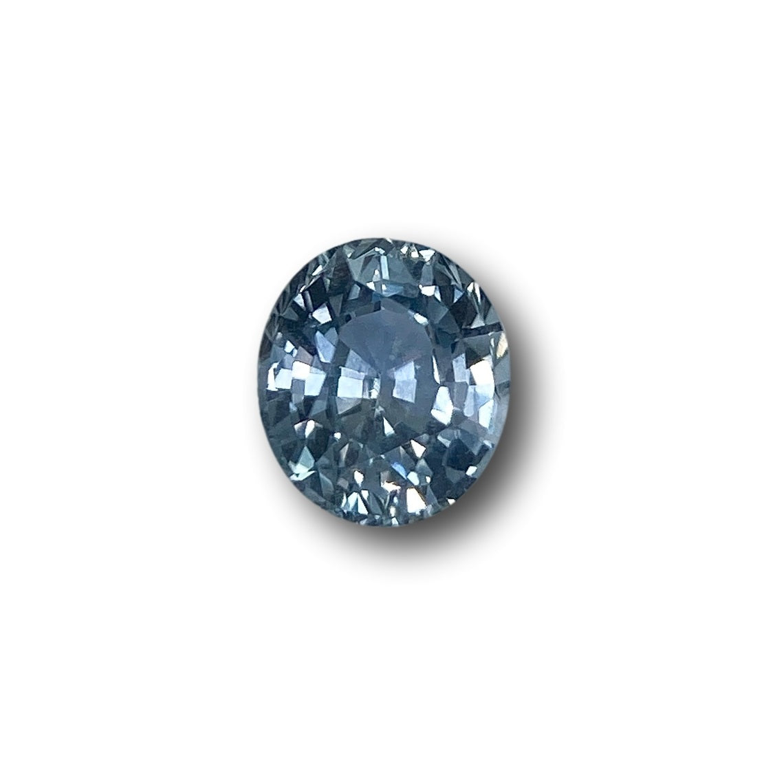0.97ct | Brilliant Cut Oval Shape Blue Montana Sapphire-Modern Rustic Diamond