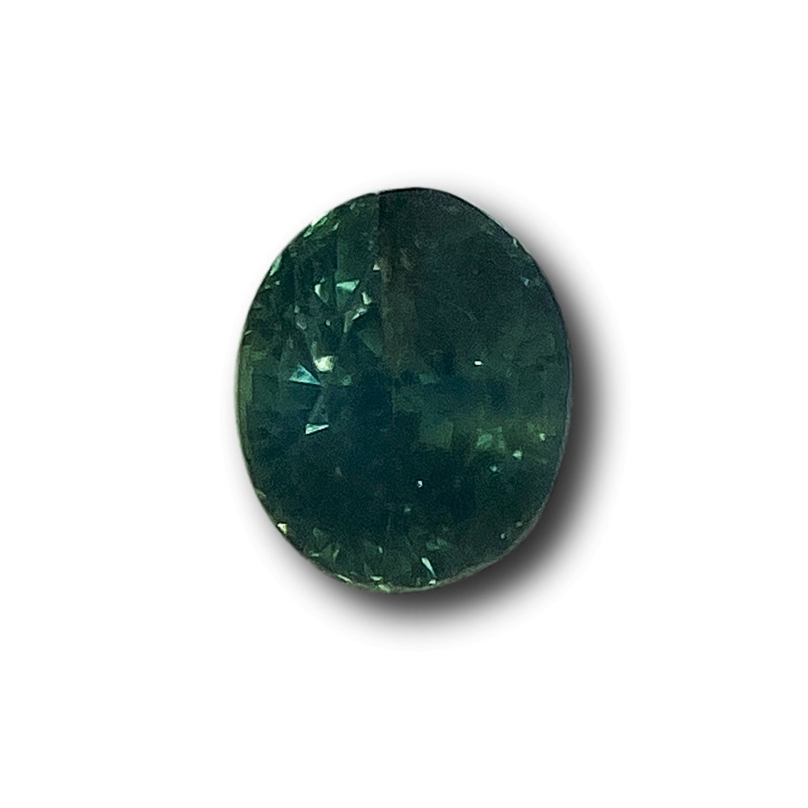 0.99ct | Brilliant Cut Oval Shape Blue Green Montana Sapphire-Modern Rustic Diamond