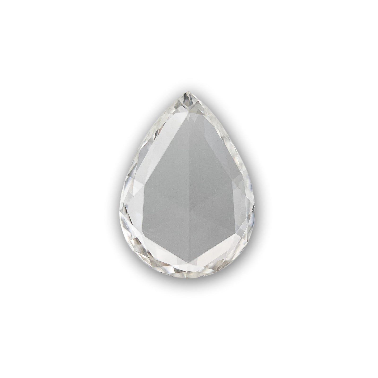 1.05ct | G/SI1 Pear Shape Rose Cut Diamond (GIA) - Modern Rustic Diamond
