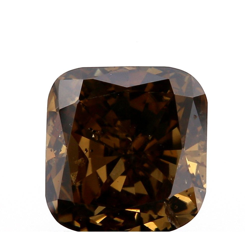 1.00ct | SI2 Fancy Dark Greenish Brown Diamond-Modern Rustic Diamond