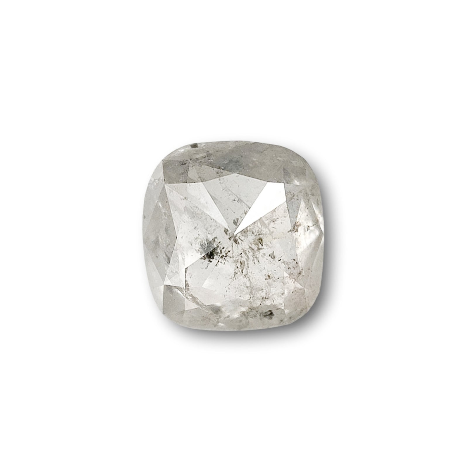 0.97ct | Rustic  Cushion Shape Rose Cut Diamond - Modern Rustic Diamond