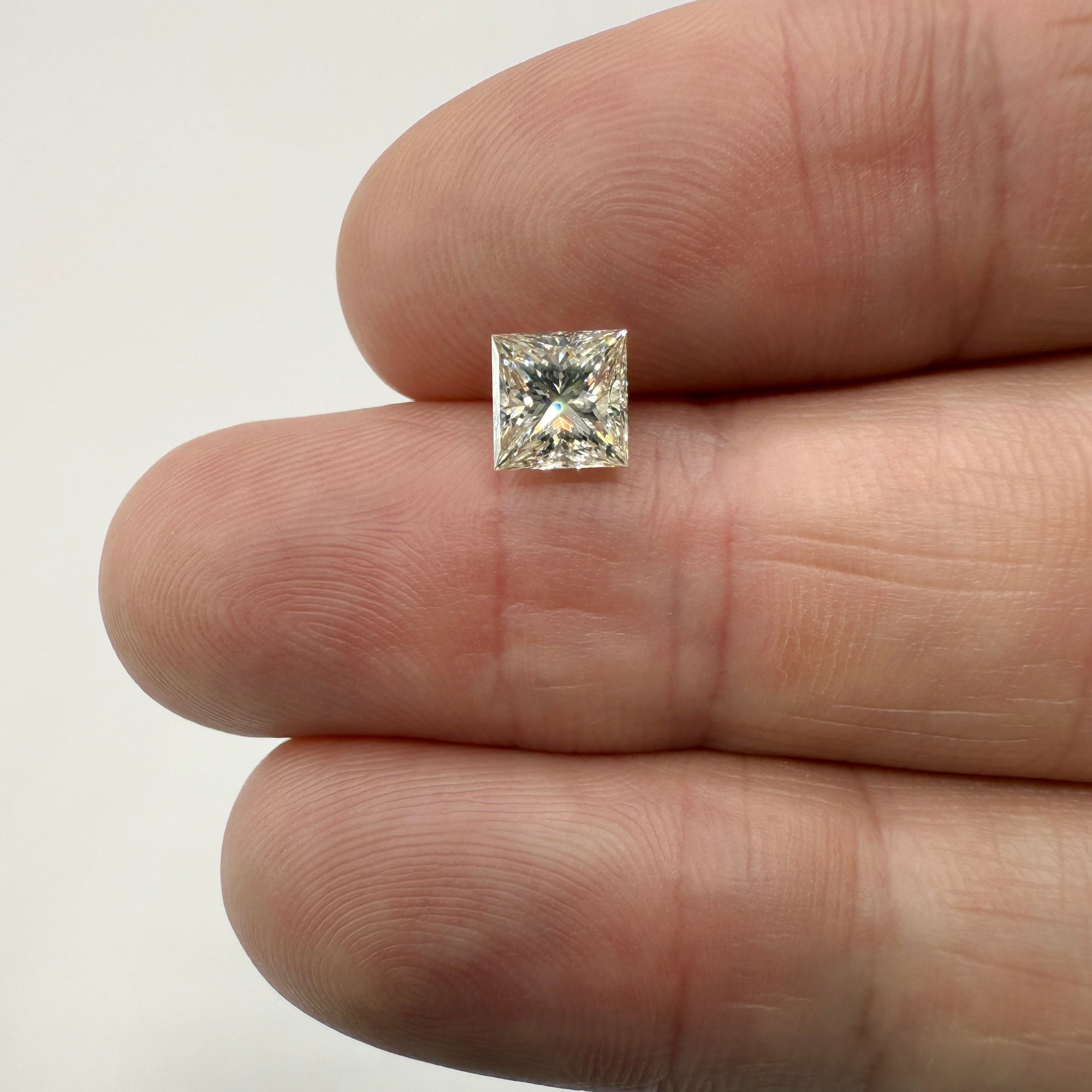 1.20ct | K/VS2 Princess Shape Brilliant Cut Diamond (GIA) - Modern Rustic Diamond