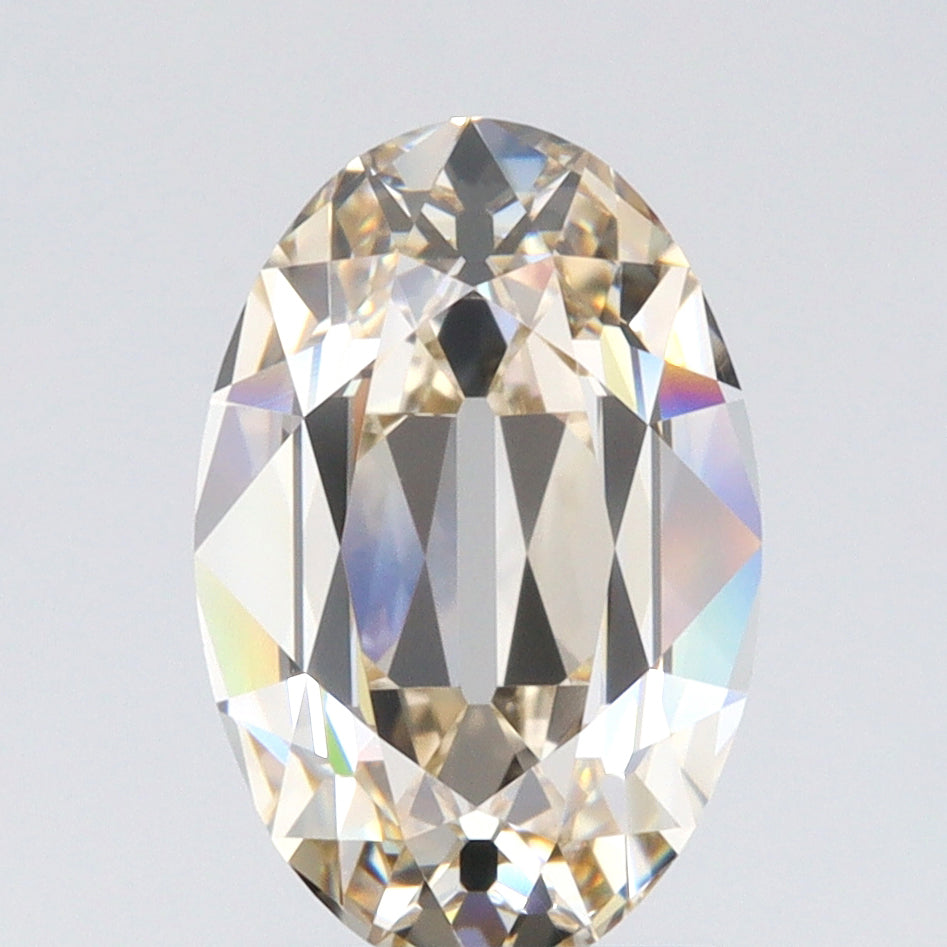 2.74ct | N/VVS2 Oval Shape Old Mine Cut Diamond (GIA) - Modern Rustic Diamond