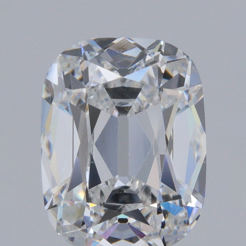 0.52ct | D/VVS Cushion Shape Old Mine Cut Diamond - Modern Rustic Diamond
