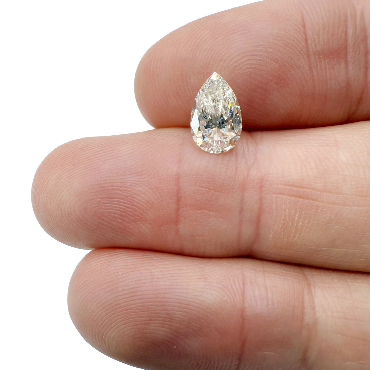 1.71ct | K/VS1 Pear Shape Brilliant Cut Diamond (GIA) - Modern Rustic Diamond