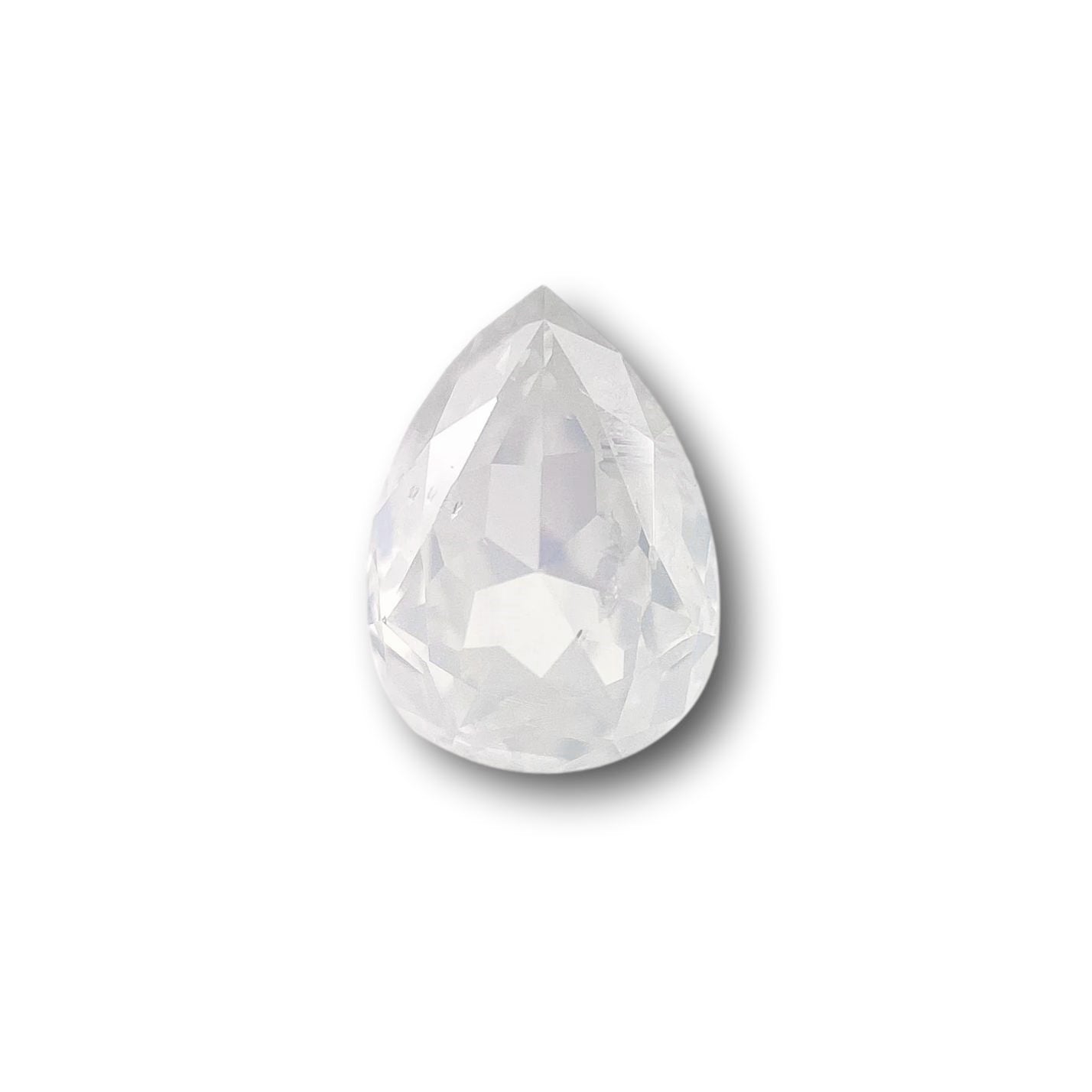 0.51ct | Salt & Pepper Pear Shape Brilliant Cut Diamond - Modern Rustic Diamond