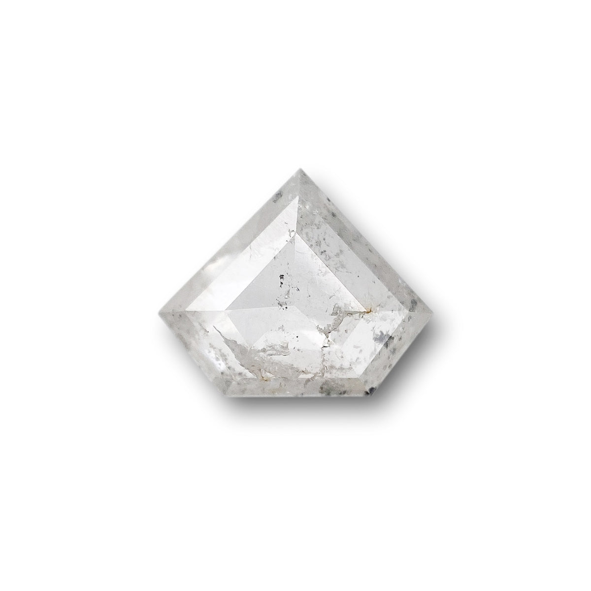 1.15ct | Rustic Shield Shape Step Cut Diamond - Modern Rustic Diamond