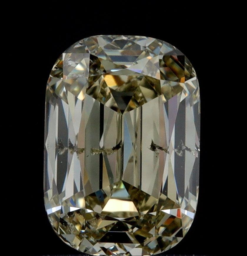 1.02ct | Champagne SI Cushion Shape Brilliant Cut Diamond-Modern Rustic Diamond