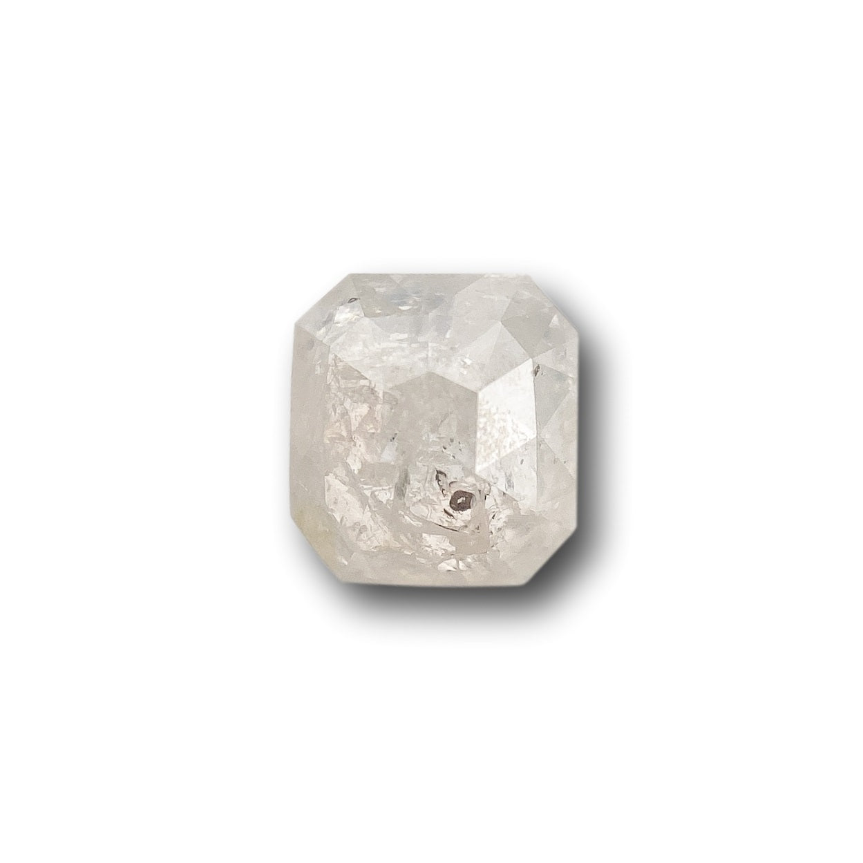 0.68ct | Rustic  Asscher Shape Step Cut Diamond - Modern Rustic Diamond