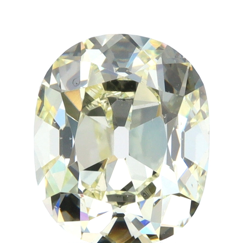 1.00ct | Light Color VVS Cushion Shape Old Mine Cut Diamond - Modern Rustic Diamond