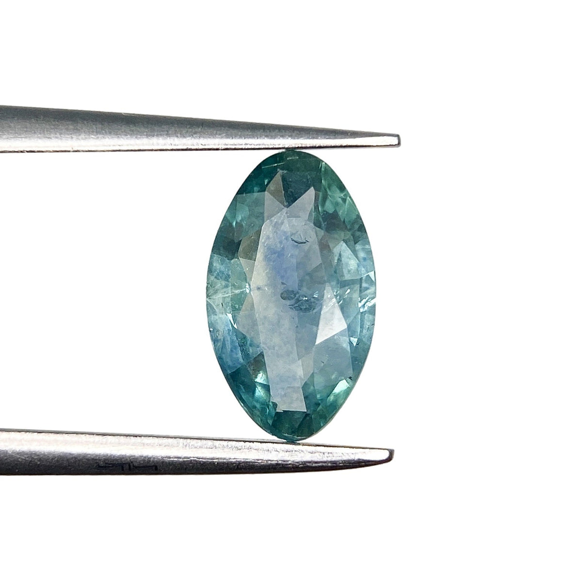 1.03ct | Brilliant Cut Moval Shape Blue Montana Sapphire-Modern Rustic Diamond