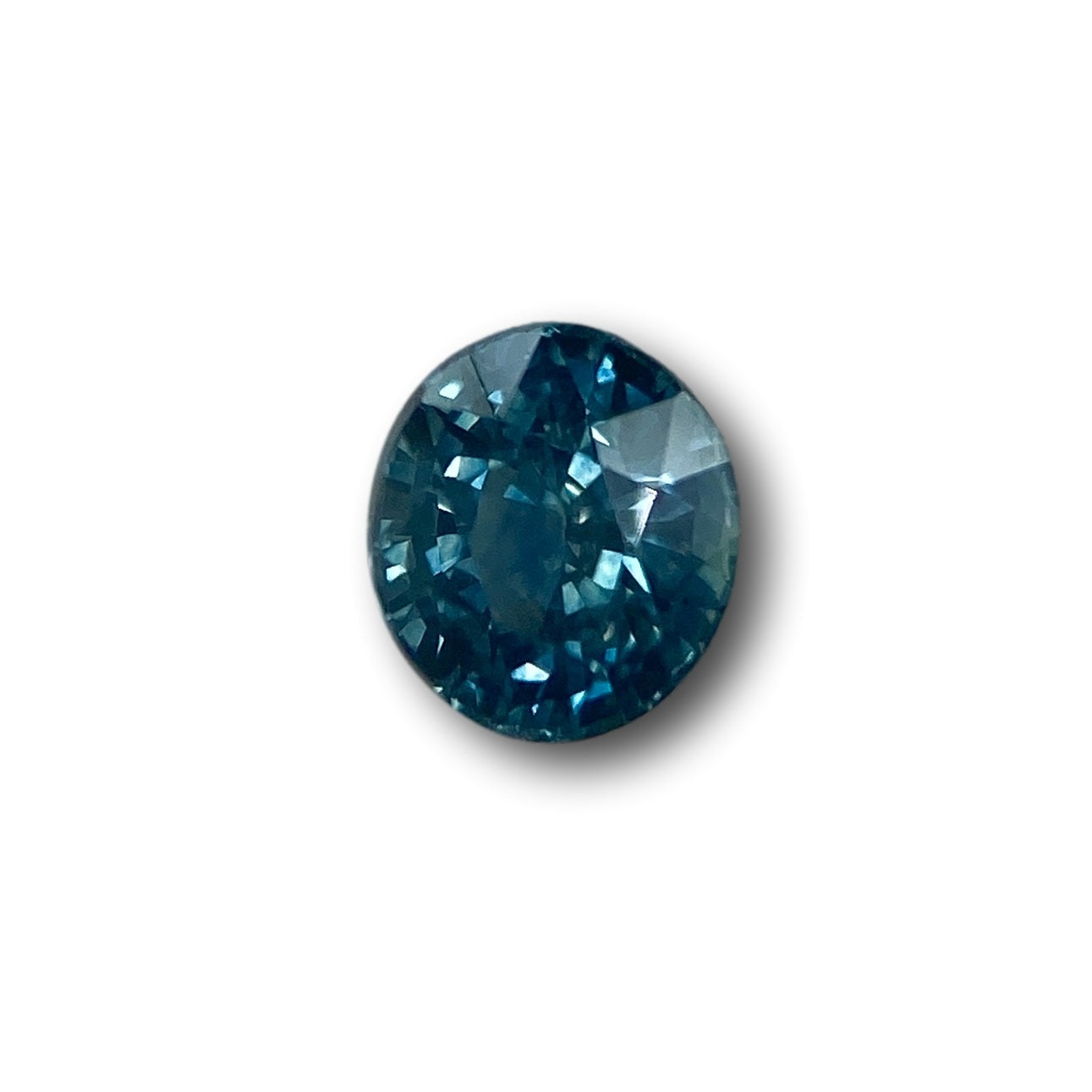 1.03ct | Brilliant Cut Oval Shape Blue Montana Sapphire-Modern Rustic Diamond