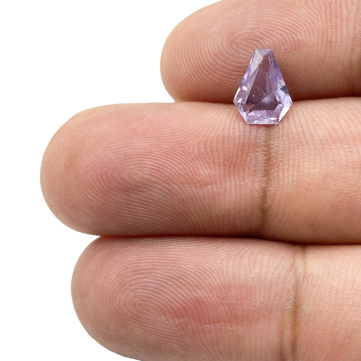 1.03ct | Brilliant Cut Shield Shape Pink Sapphire-Modern Rustic Diamond