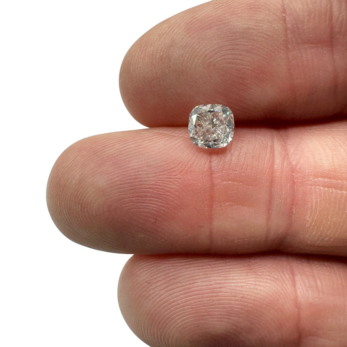 1.03ct | Light Brown VS Cushion Shape Brilliant Cut Diamond-Modern Rustic Diamond
