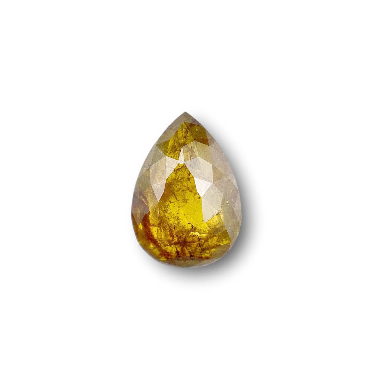 1.20ct | Rustic  Pear Shape Rose Cut Diamond - Modern Rustic Diamond