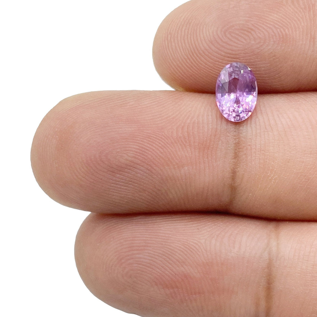 1.04ct | Brilliant Cut Oval Shape Violet Sapphire-Modern Rustic Diamond
