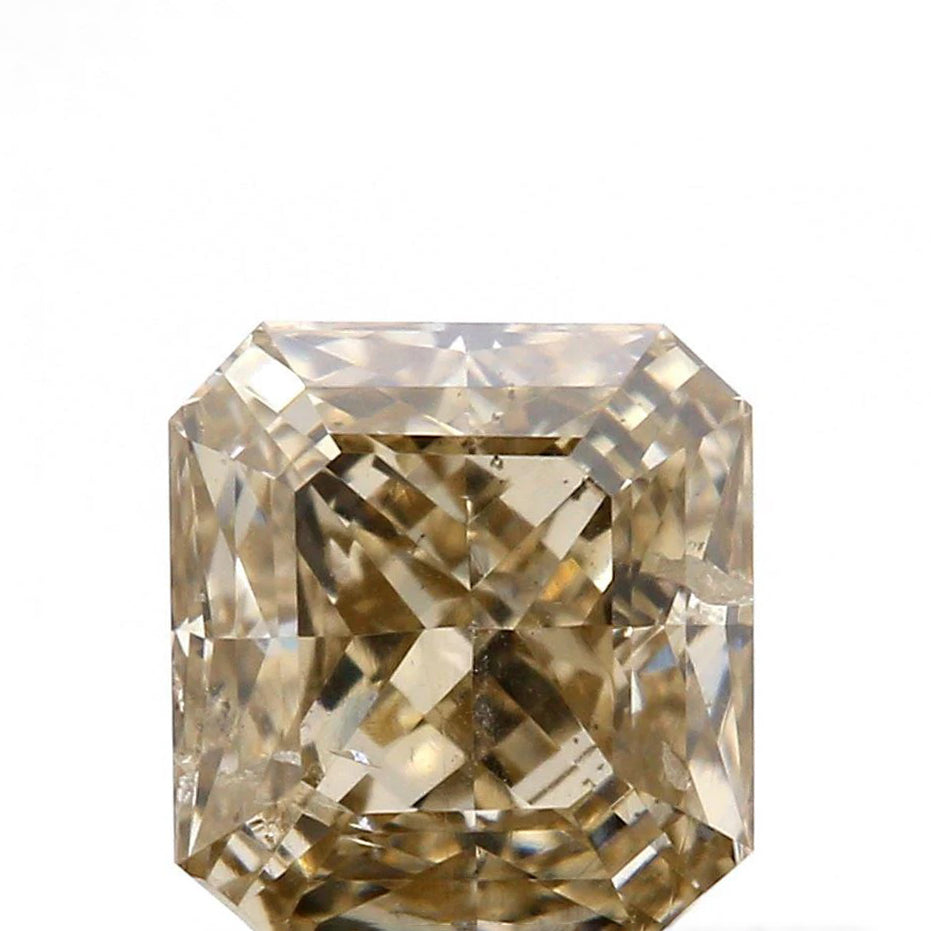 0.33ct | Champagne SI Radiant Shape Brilliant Cut Diamond - Modern Rustic Diamond