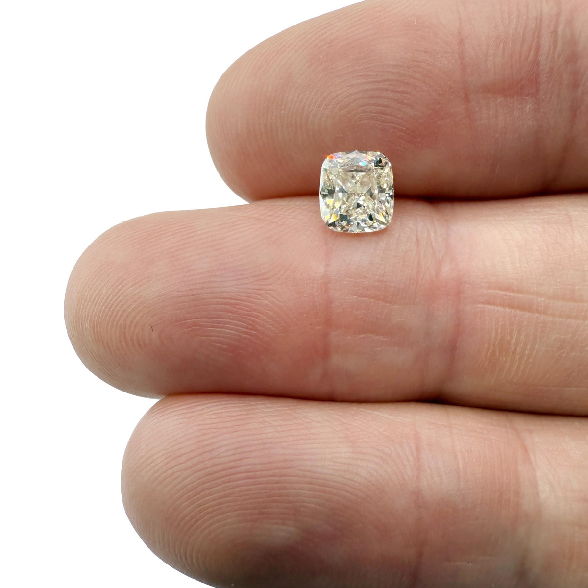 1.21ct | J/SI2 Cushion Shape Brilliant Cut Diamond (GIA) - Modern Rustic Diamond