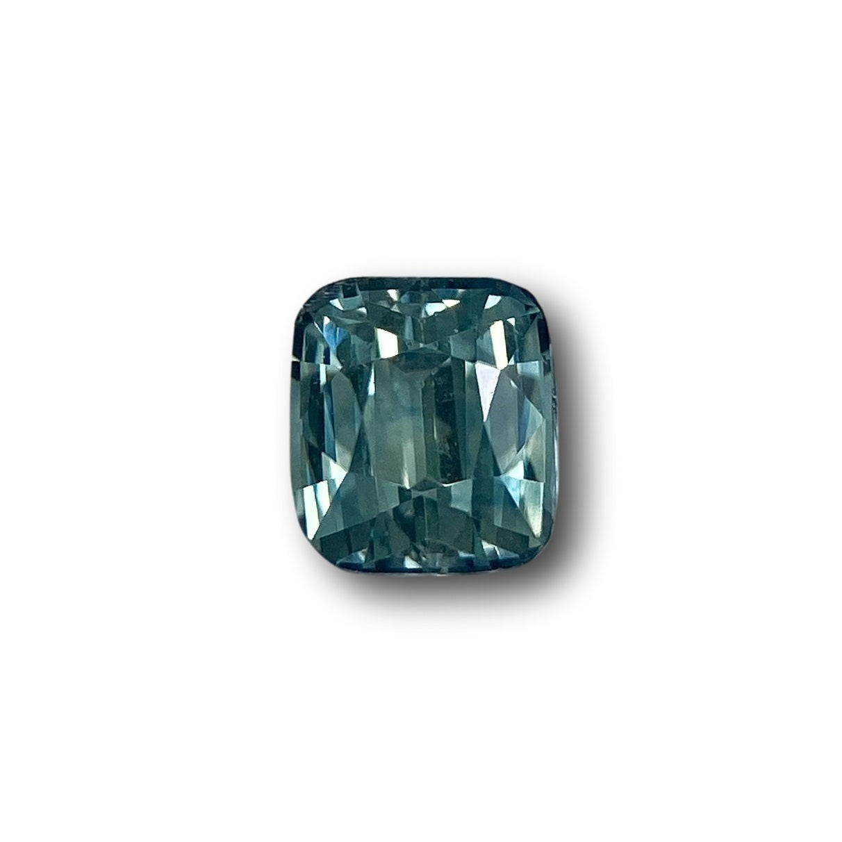 1.05ct | Brilliant Cut Cushion Shape Blue Montana Sapphire-Modern Rustic Diamond