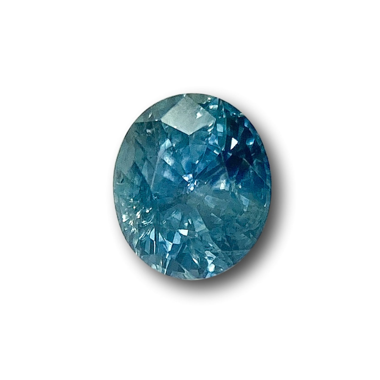 1.05ct | Brilliant Cut Oval Shape Blue Montana Sapphire-Modern Rustic Diamond