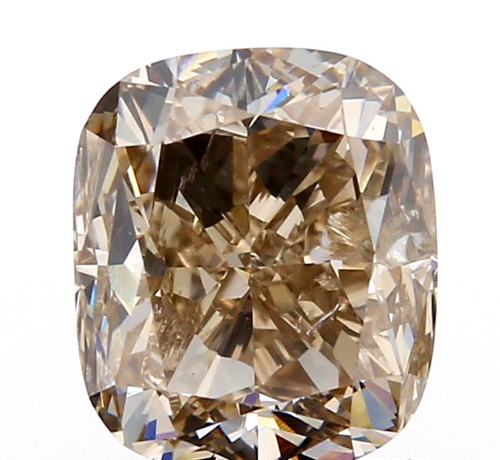 1.27ct | Champagne SI Cushion Shape Brilliant Cut Diamond - Modern Rustic Diamond
