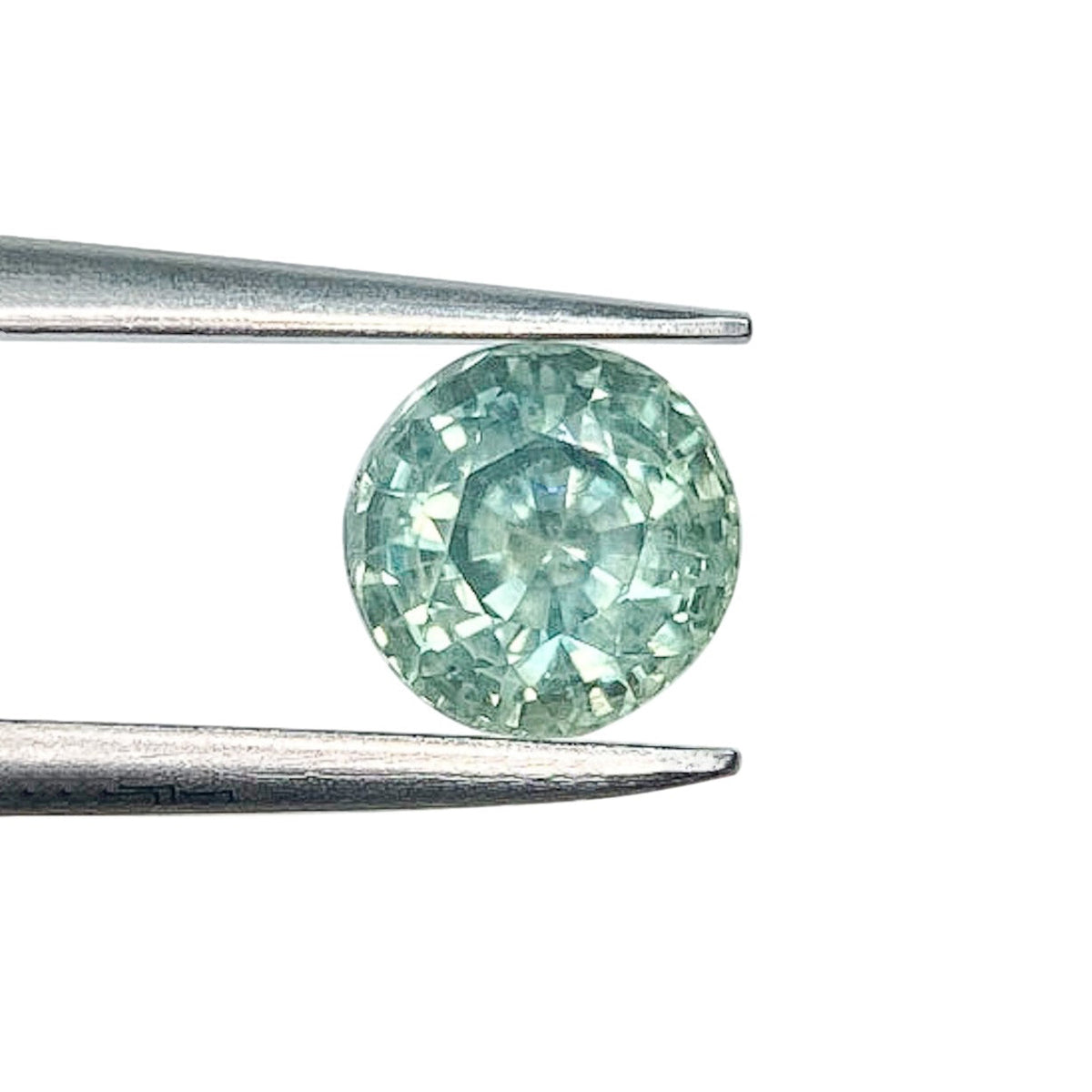 1.06ct | Brilliant Cut Oval Shape Bluish Green Montana Sapphire-Modern Rustic Diamond