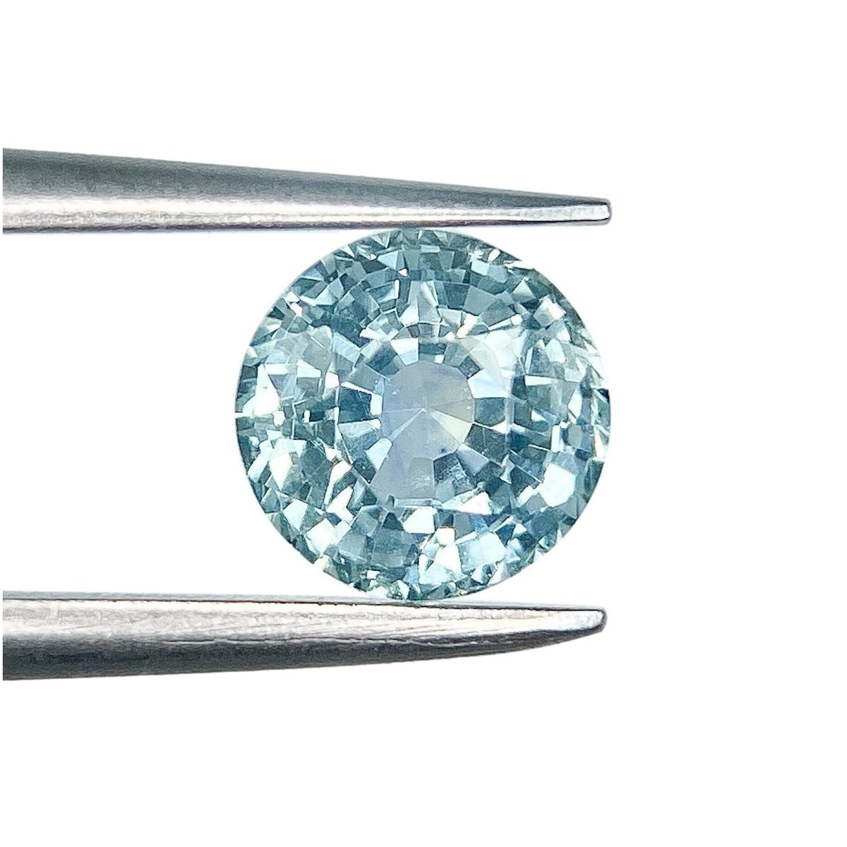 1.06ct | Brilliant Cut Round Shape Blue Montana Sapphire-Modern Rustic Diamond