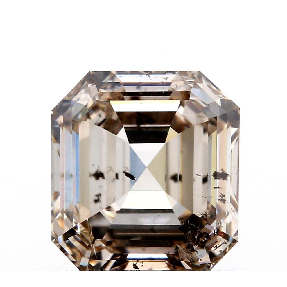 1.06ct | SI2 Champagne Asscher Step Cut Diamond-Modern Rustic Diamond