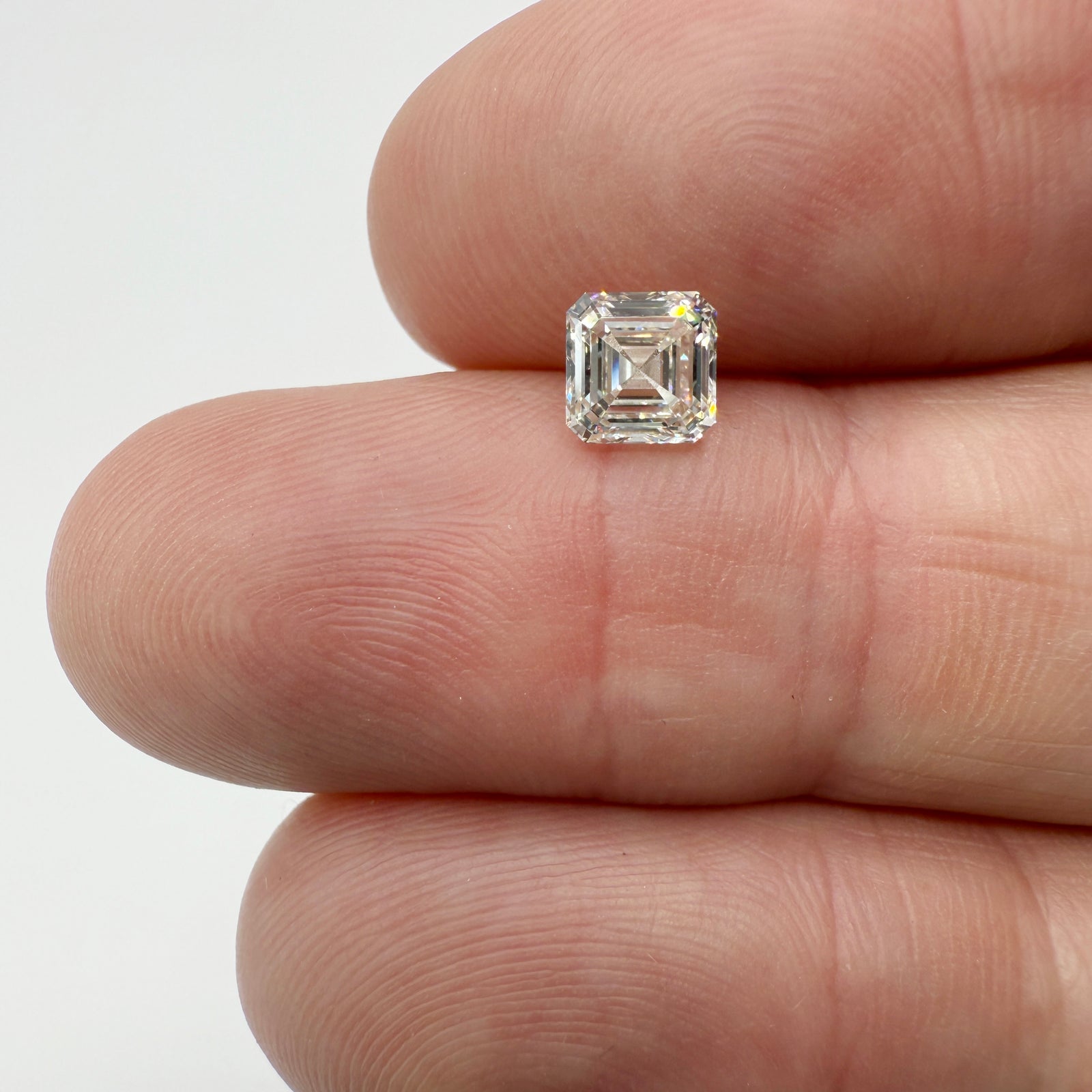 1.01ct | I/VS1 Asscher Shape Step Cut Diamond (GIA) - Modern Rustic Diamond