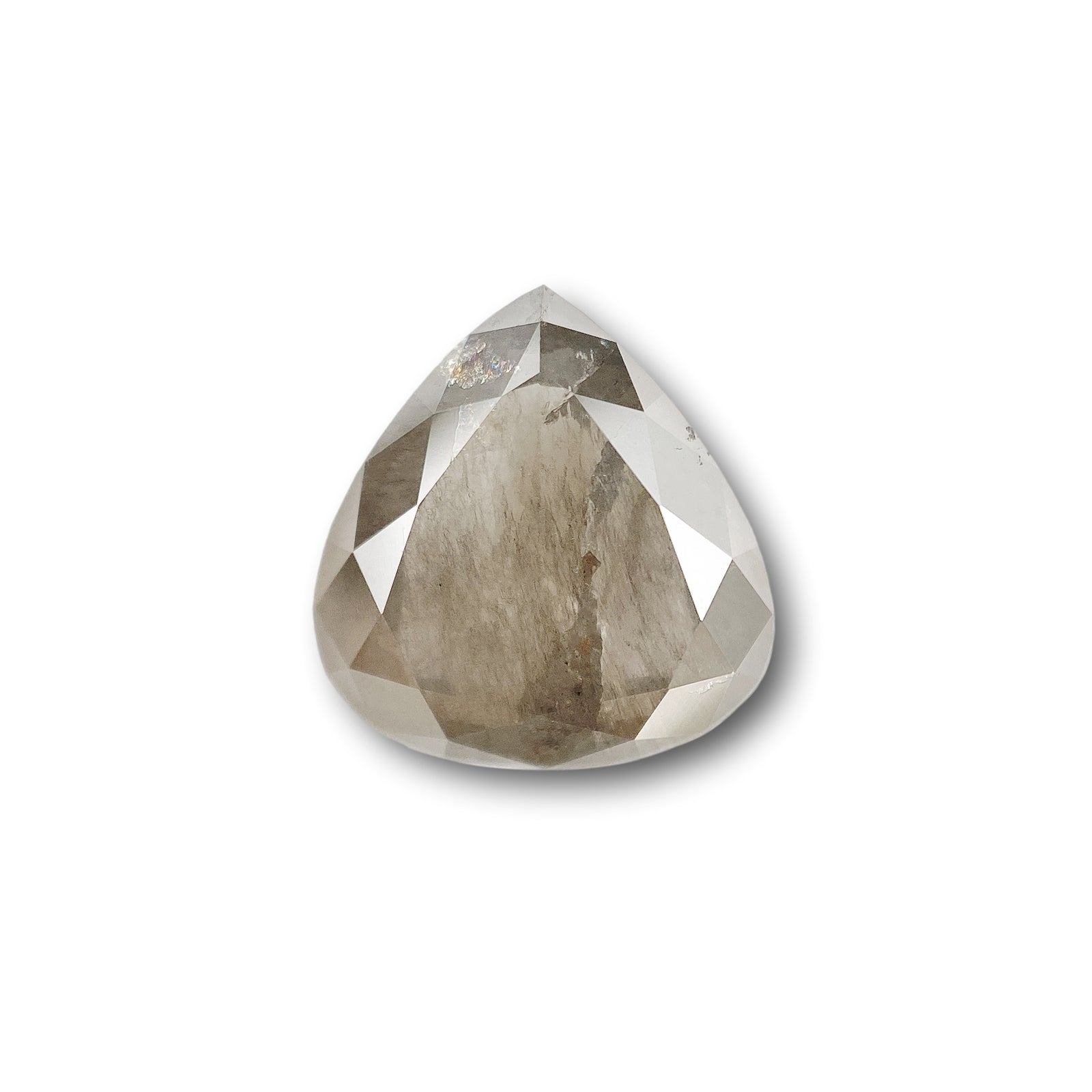 3.32ct | Rustic  Pear Shape Brilliant Cut Diamond - Modern Rustic Diamond
