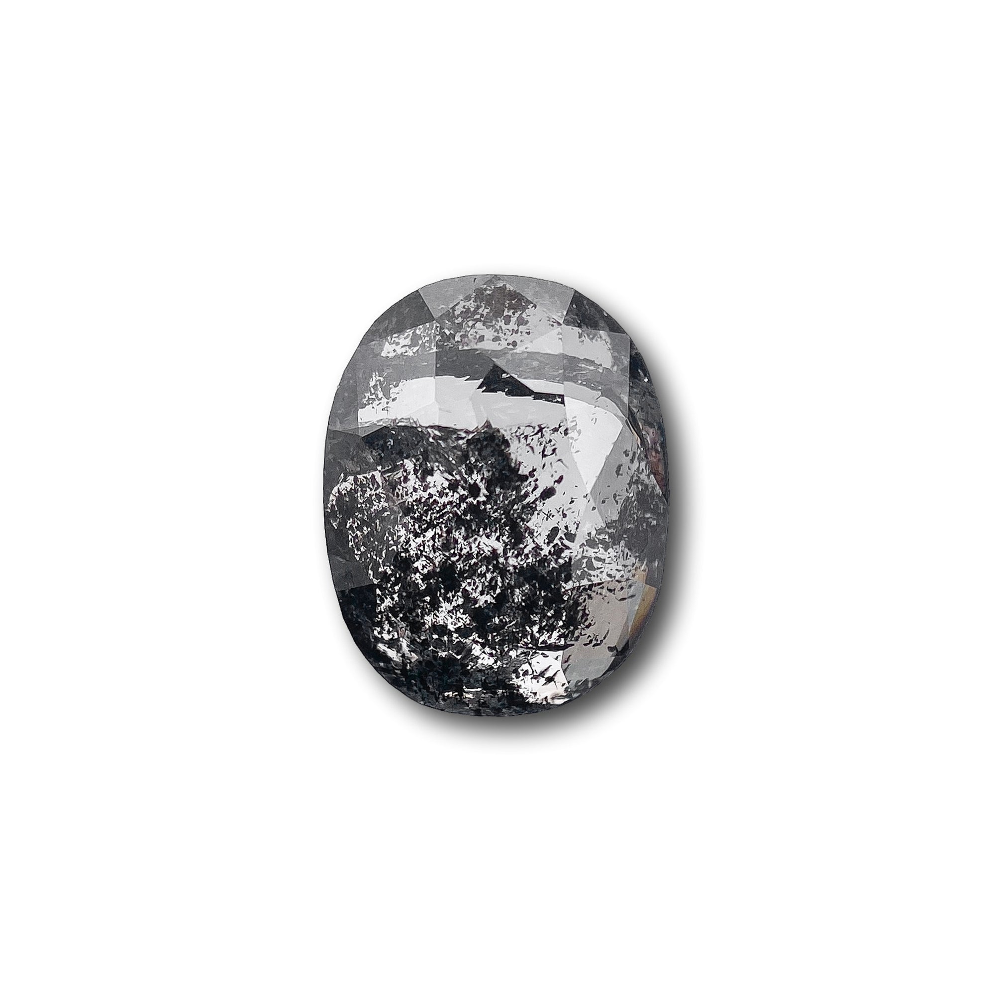 1.26ct | Rustic Oval Shape Rose Cut Diamond - Modern Rustic Diamond