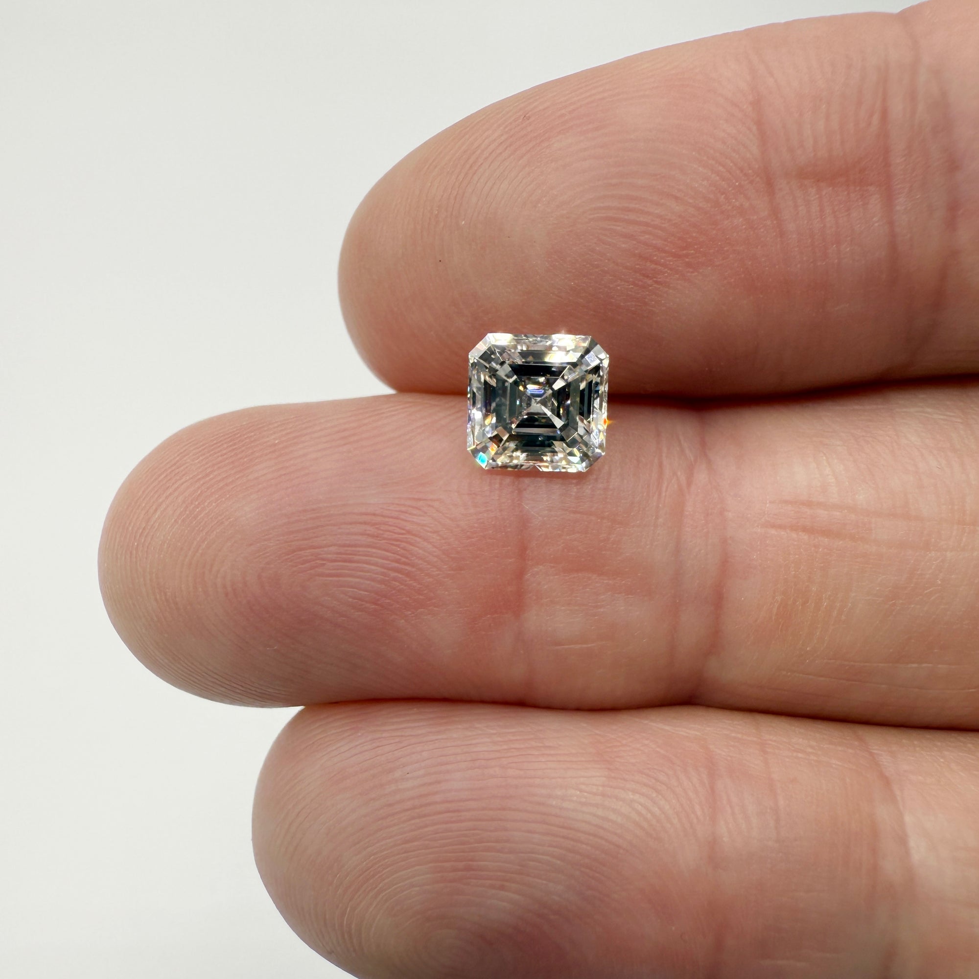 1.50ct | L/SI1 Asscher Shape Step Cut Diamond (GIA) - Modern Rustic Diamond