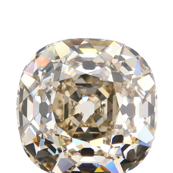 2.10ct | S-T/VS1 Cushion Shape Old Mine Cut Diamond (GIA) - Modern Rustic Diamond
