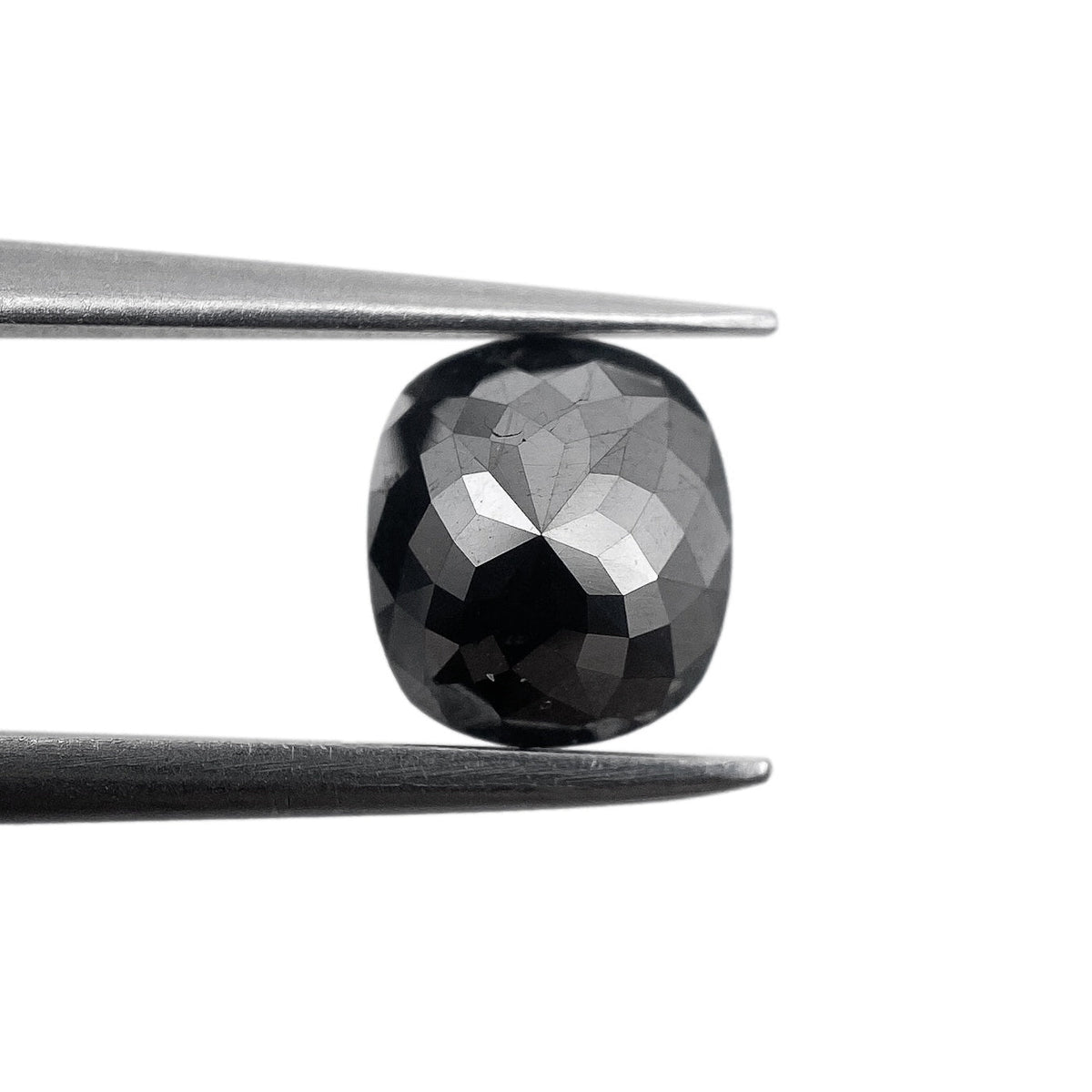 1.07ct | Black/ Cushion Shape Rose Cut Diamond-Modern Rustic Diamond