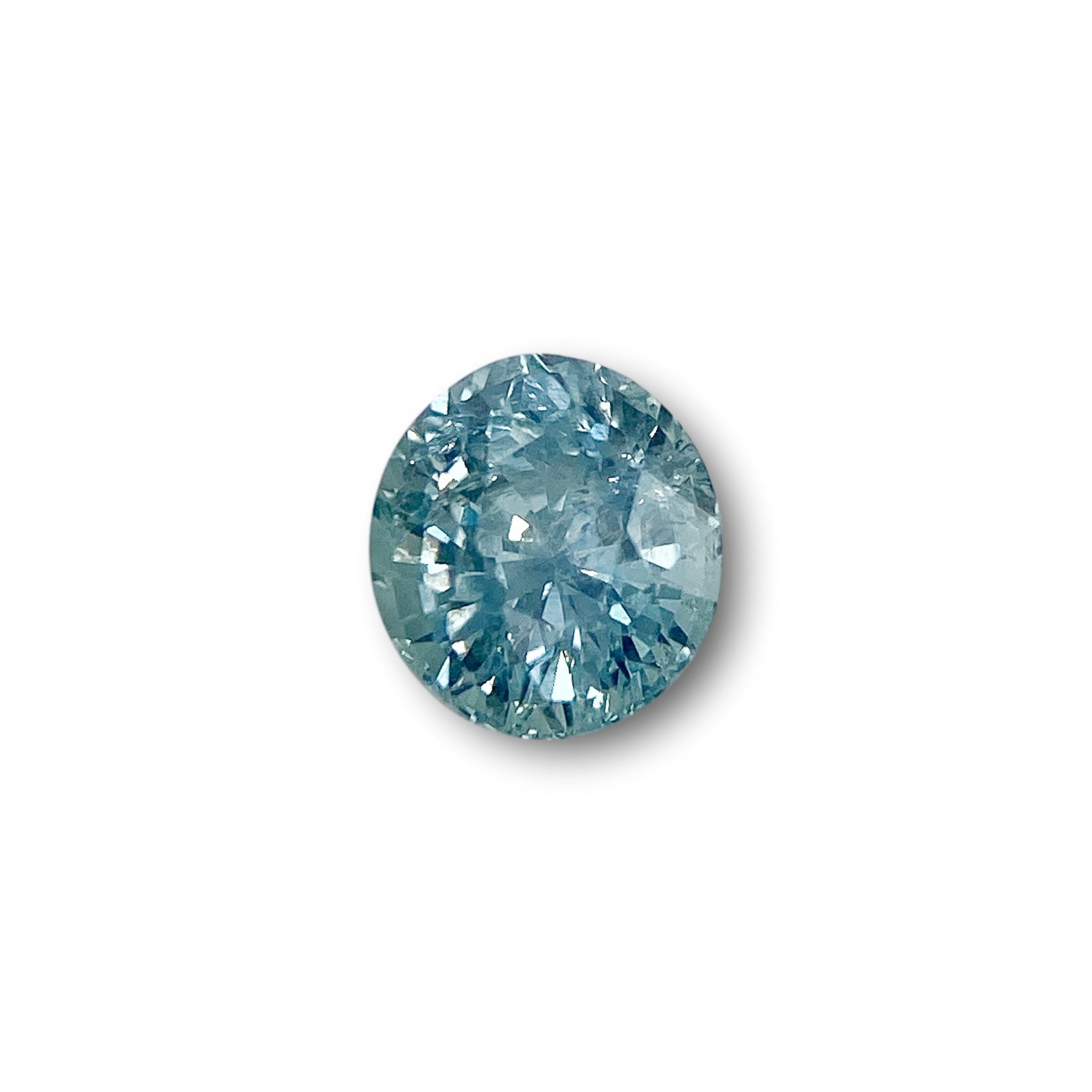 1.07ct | Brilliant Cut Oval Shape Blue Montana Sapphire-Modern Rustic Diamond