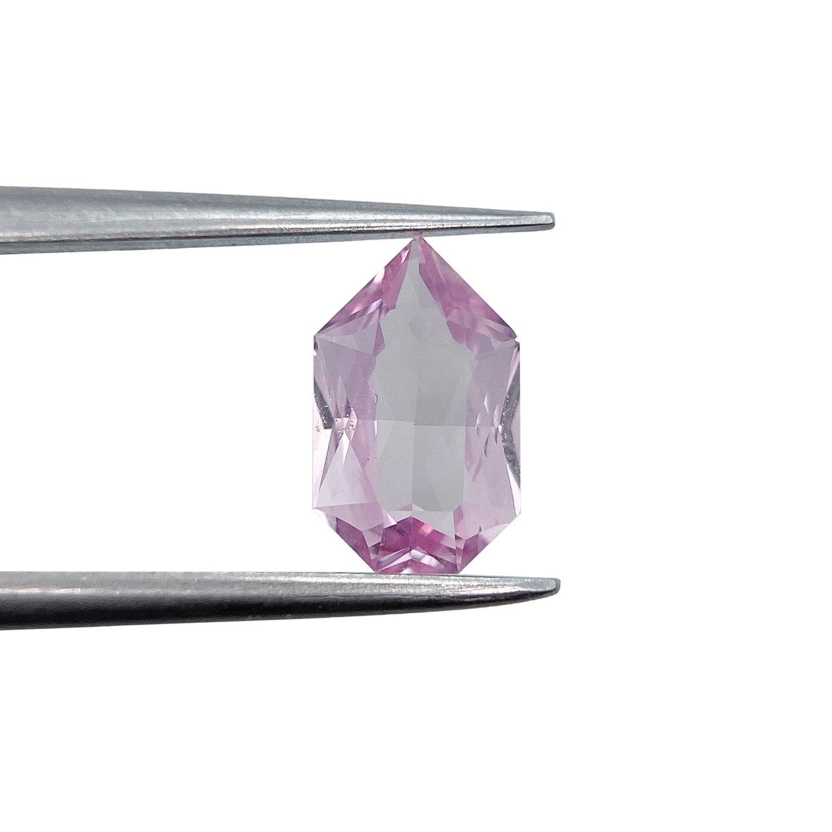 1.07ct | Brilliant Cut Shield Shape Pink Sapphire-Modern Rustic Diamond