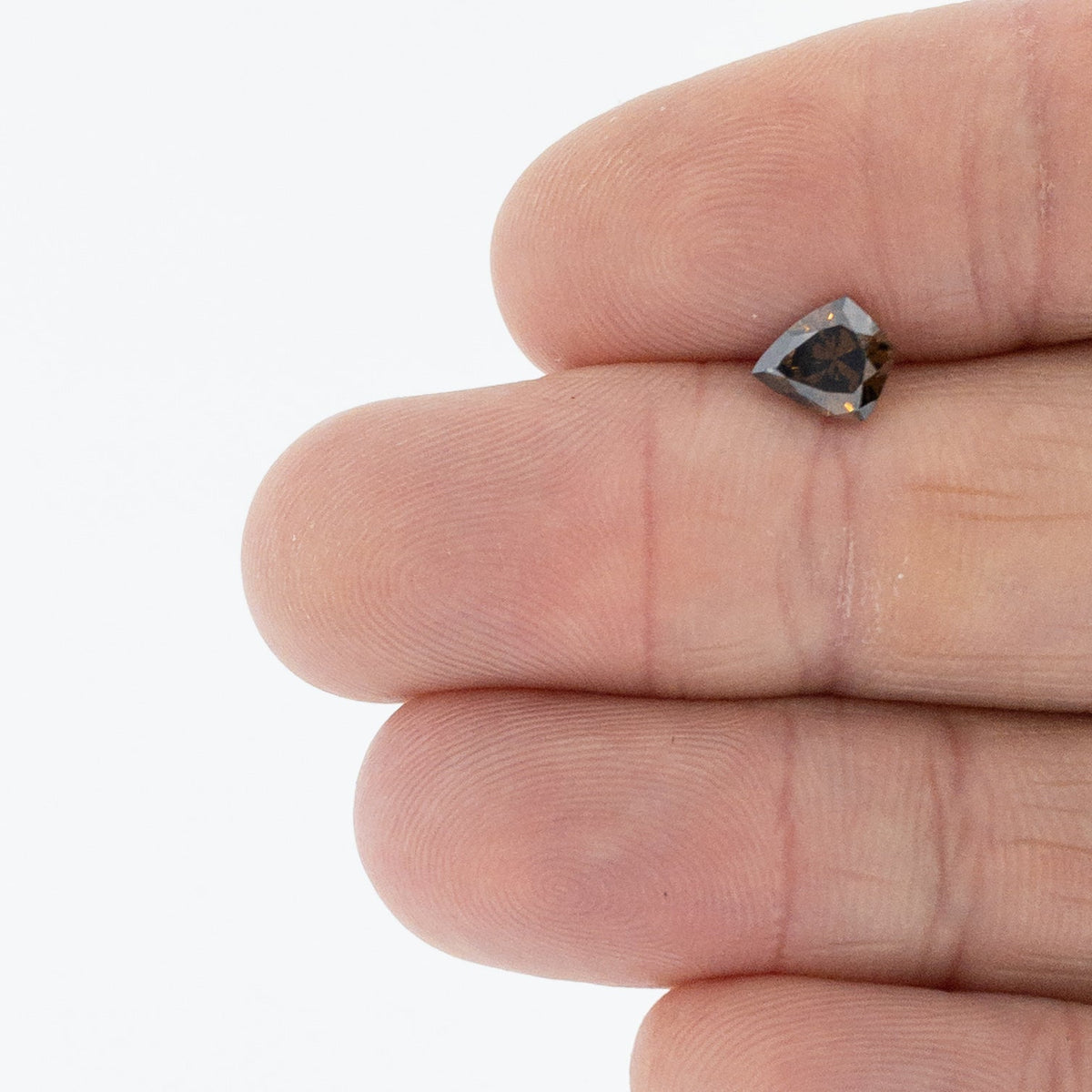 1.07ct | VS1 Fancy Dark Orange Brown Kite Diamond-Modern Rustic Diamond