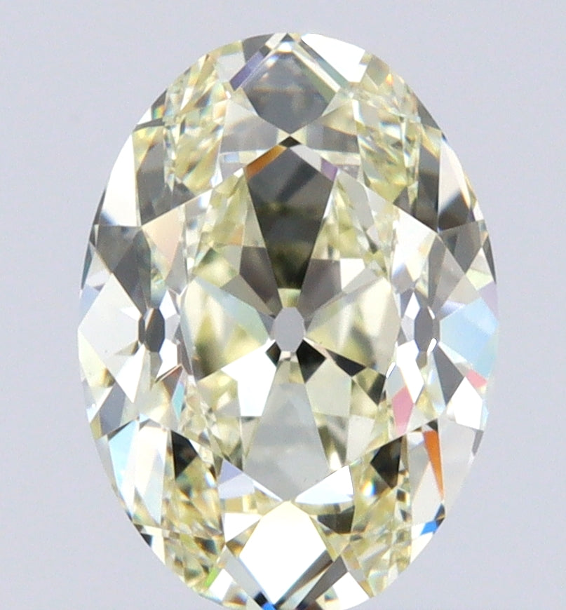 1.08ct | Light Color VVS Oval Shape Old Mine Cut Diamond - Modern Rustic Diamond