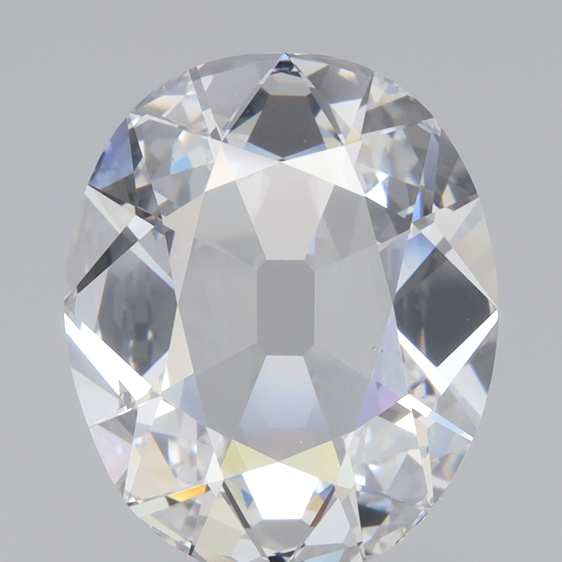 4.01ct | D/VS2 Oval Shape Old Mine Cut Diamond (GIA) - Modern Rustic Diamond