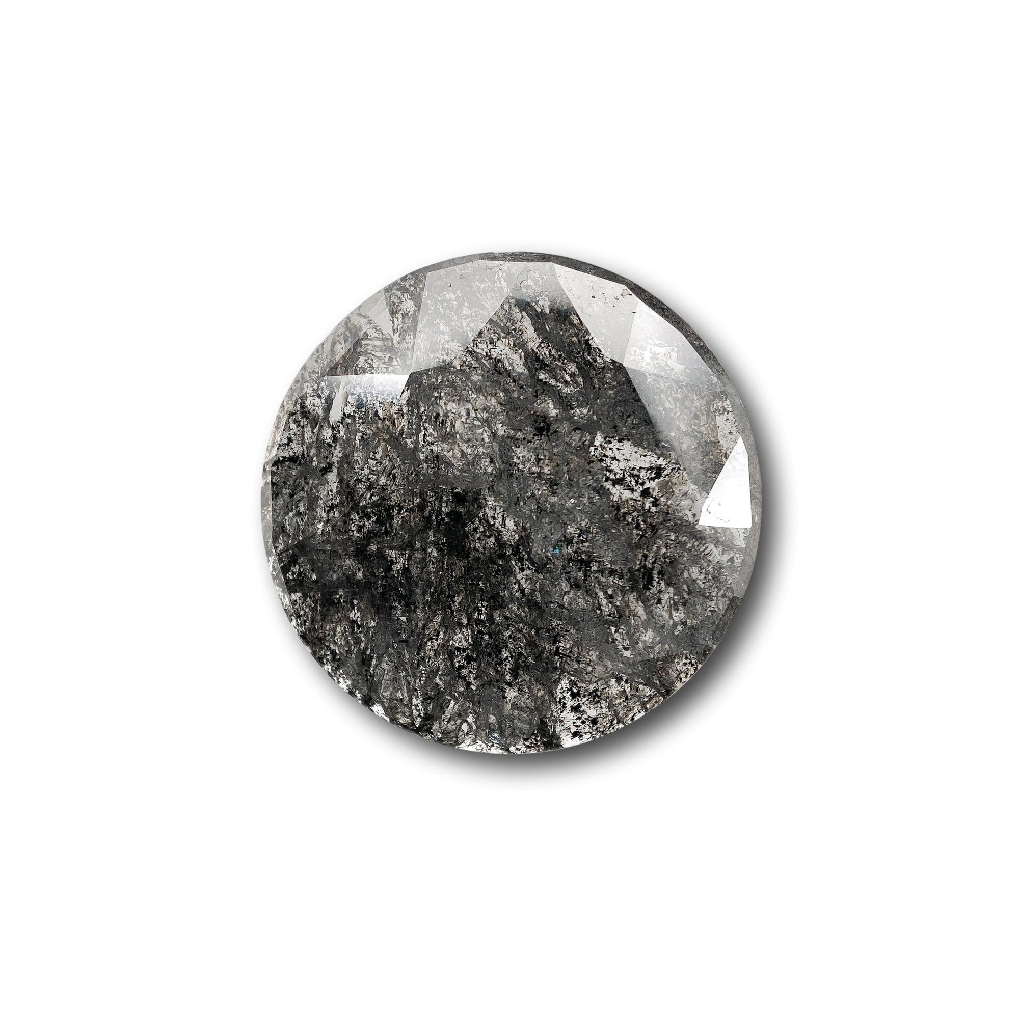 4.38ct | Rustic Round Shape Rose Cut Diamond - Modern Rustic Diamond