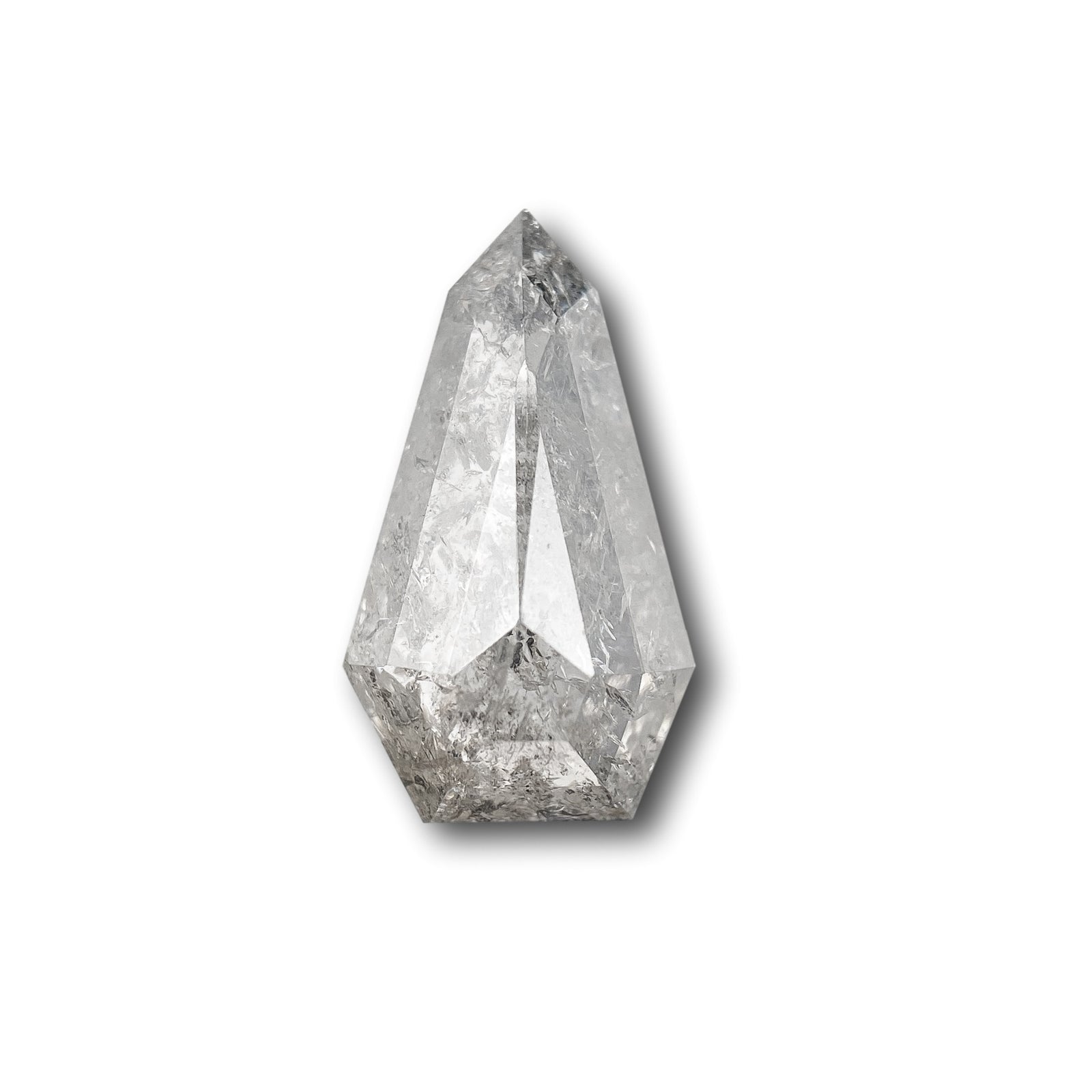 1.97ct | Rustic Kite Shape Step Cut Diamond - Modern Rustic Diamond