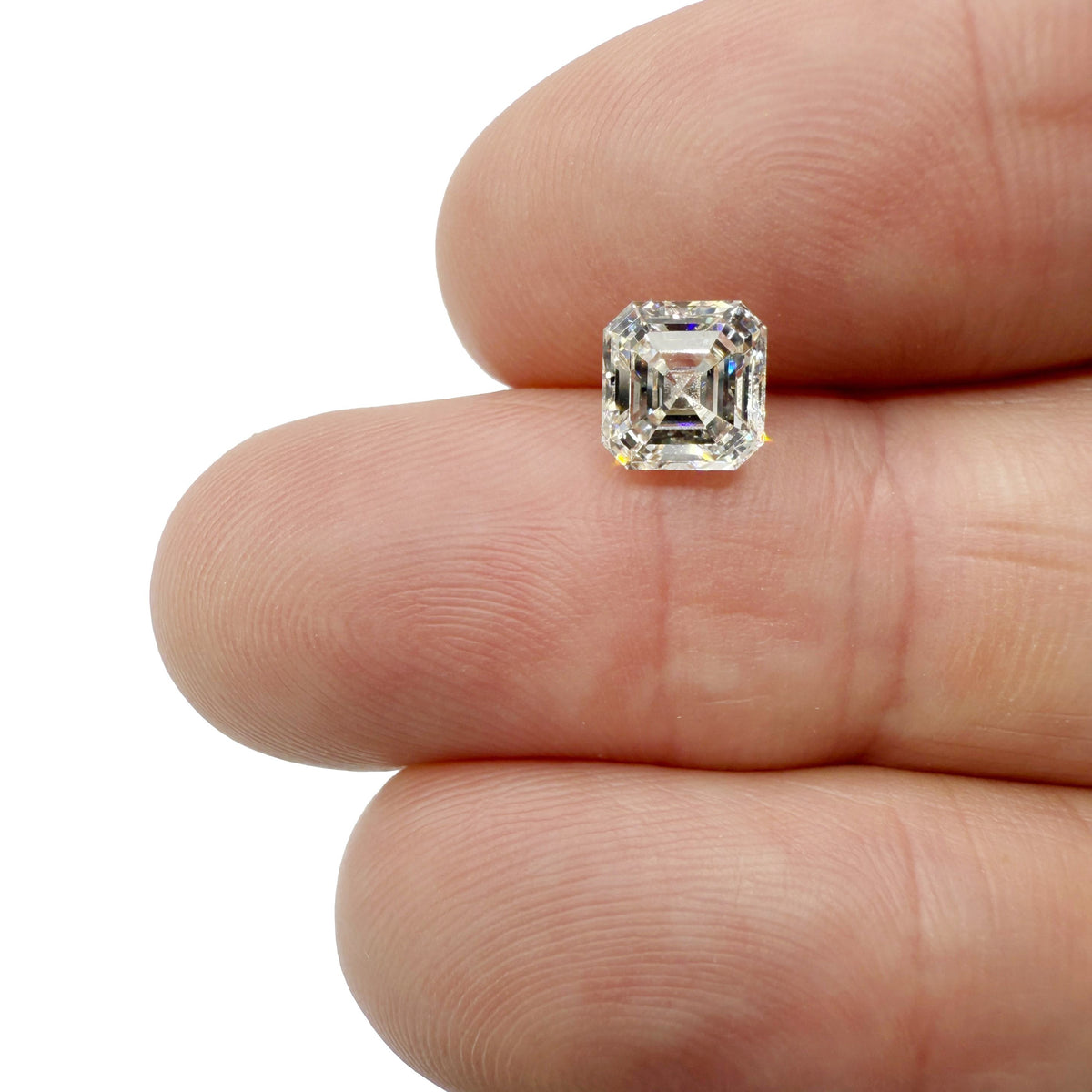 1.50ct | K/VS2 Asscher Shape Step Cut Diamond (GIA) - Modern Rustic Diamond