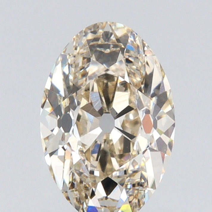 1.23ct | L/SI1 Oval Shape Old Mine Cut Diamond (GIA) - Modern Rustic Diamond